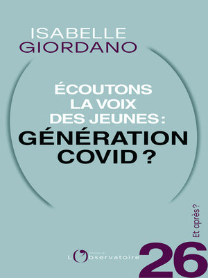 cover image of Et après ? #26 Écoutons la voix des jeunes